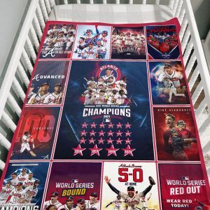 Atlanta Champions 2021 Blanket
