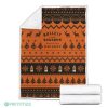 Bulleit Ugly Xmas Whisky Fleece Blanket
