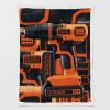 Black Decker Art Pattern Blanket