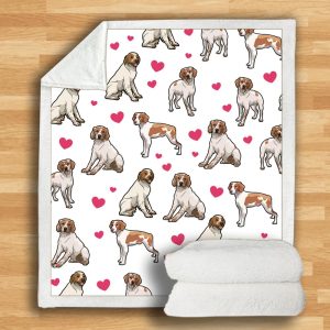 Brittany Spaniel Blanket