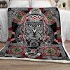 Celtic Style Owl Viking All Over Printed Blanket