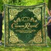 Crown Royal Regal Apple Whisky Blanket Quilt