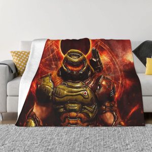 Doom Shooting Game Dota Blanket