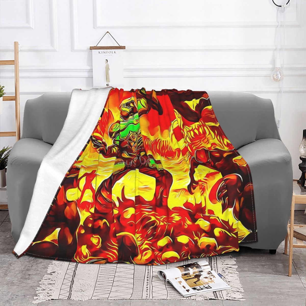 Doom Shooting Game Dota Blanket Doom Shooting Game Dota Blanket