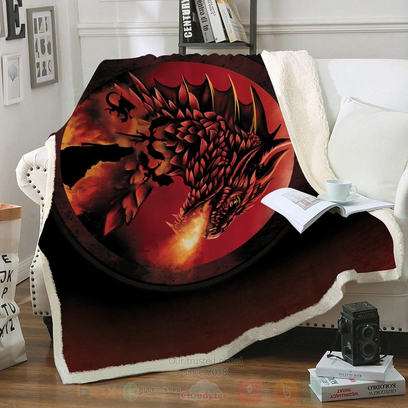 Dracarys Custom Throw Blanket Dracarys Custom Throw Blanket