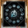 Earths Mightiest Heroes Quilt Blanket