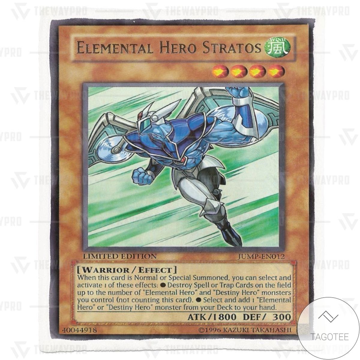 Elemental Hero Stratos Custom Blanket Elemental Hero Stratos Custom Blanket