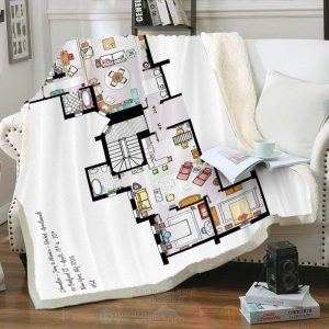 Friends Apartment Custom Throw Blanket