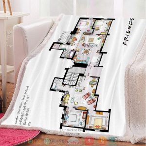 Friends Apartment Throw Blanket