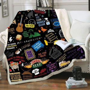 Friends Icons Custom Throw Blanket