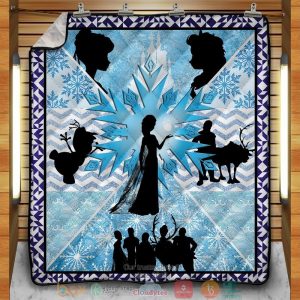 Frozen Fractals Quilt Blanket