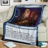 Game Magic The Gathering Augury Owl Sherpa Blanket