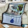 Game Magic The Gathering Island Sherpa Blanket 4