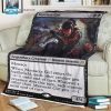 Game Magic The Gathering Massacre Girl Blanket