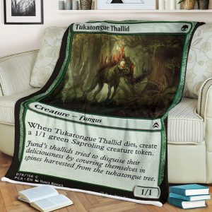 Game Magic The Gathering Tukatongue Thallid Sherpa Blanket