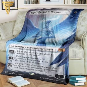 Game Magic The Gathering Ugin The Spirit Dragon All Over Print Blanket