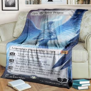 Game Magic The Gathering Ugin The Spirit Dragon Blanket