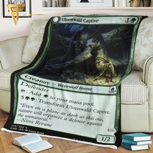 Game Magic The Gathering Ulvenwald Captive Blanket