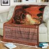 Game Mtg Magic The Gathering Crimson Hellkite Blanket 2