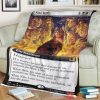 Game Mtg Nine Lives Fleece Blanket