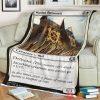 Game Mtg Warded Battlements Fleece Blanket