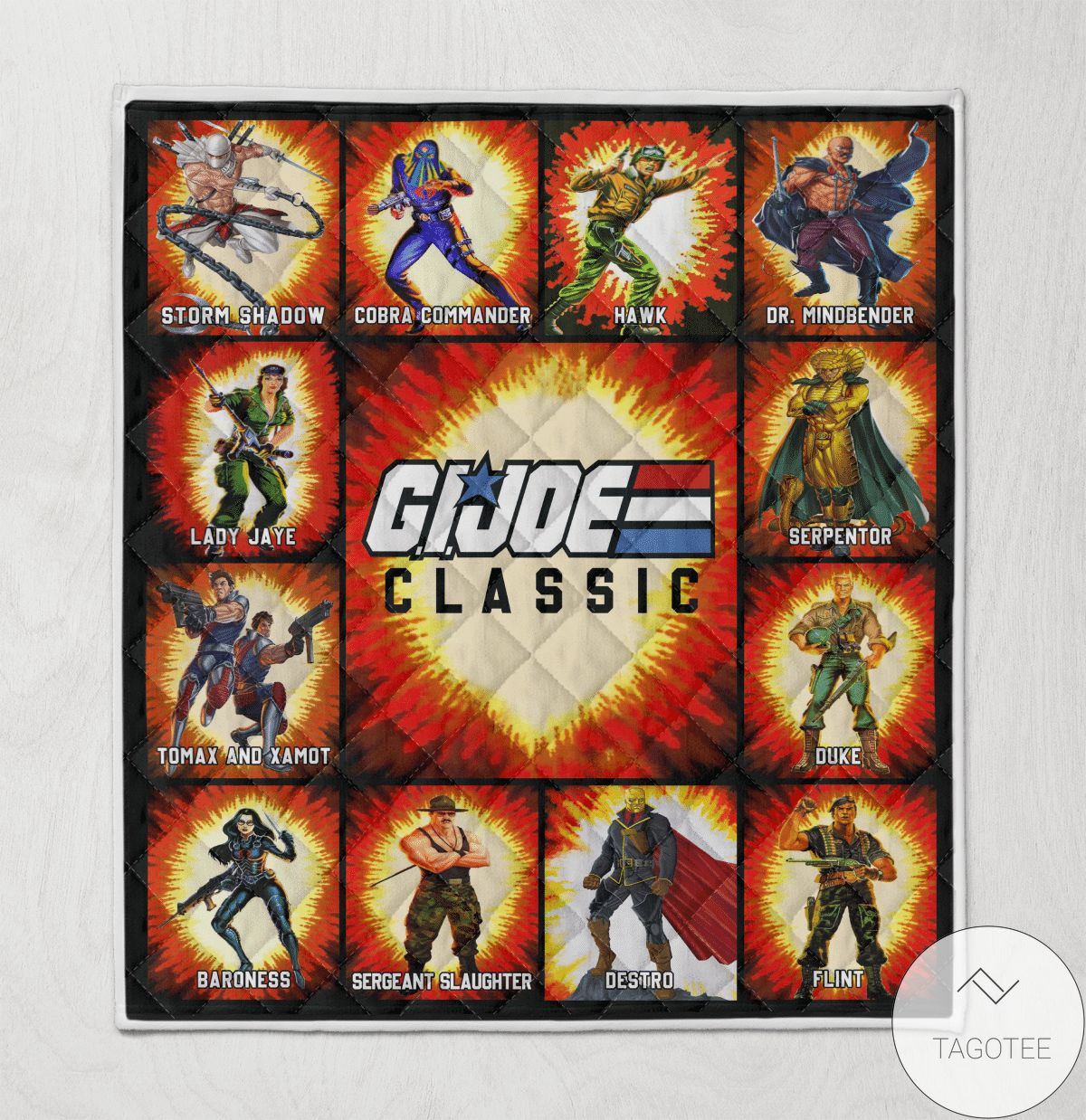 Gi Joe Classic Blanket Quilt Gi Joe Classic Blanket Quilt