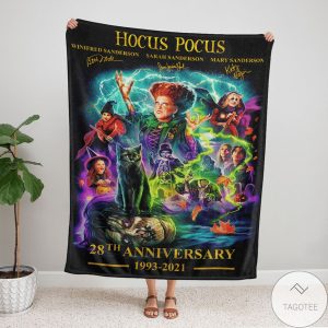Hocus Pocus 28Th Anniversary Blanket