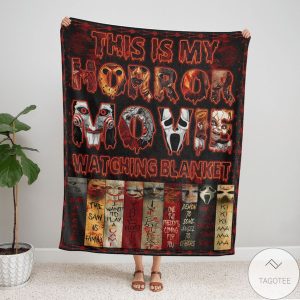 Horror Movie Watching Blanket Eat People The Saw Is Family I Want To Play Game Blanket