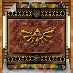 Hyrule Wingcrest Quilt Blanket