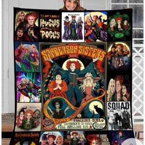 In A World Full Of Basic Witches Be A Sanderson Sister Hocus Pocus Blanket