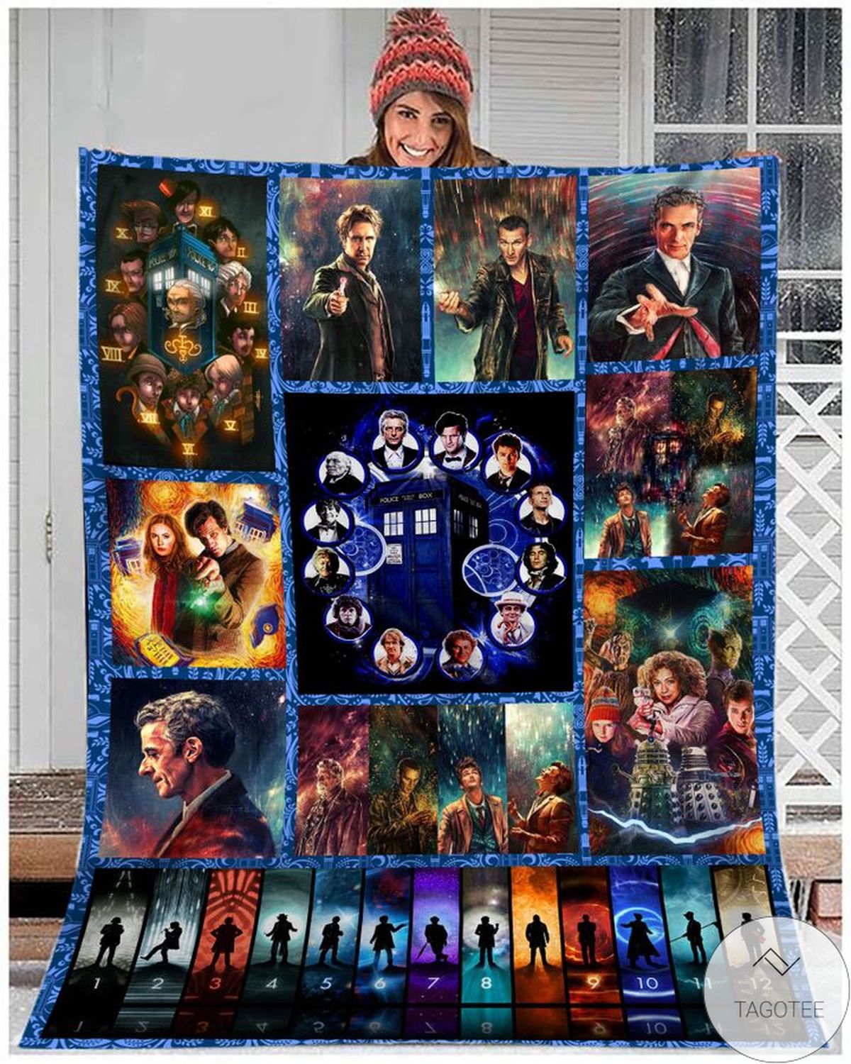 Its Time To Stay Home And Watch Eighth Doctor Blanket Its Time To Stay Home And Watch Eighth Doctor Blanket