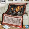Lorwyn 188 Rebellion Of The Flamekin Blanket