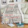 Love Air Mail To My Wife You Make Me Complete I Love You Full Printing Blanket