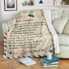 Love Air Mail To Our Daughter We Love You Forever And Always Full Printing Blanket