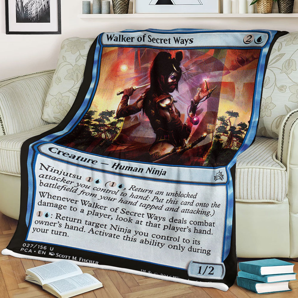 Magic The Gathering 27 Walker Of Secret Ways Blanket Magic The Gathering 27 Walker Of Secret Ways Blanket
