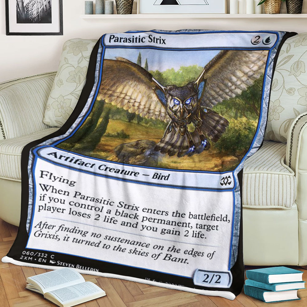 Magic The Gathering 2Xm 60 Parasitic Strix Blanket Magic The Gathering 2Xm 60 Parasitic Strix Blanket