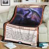 Magic The Gathering Emn 136 Mirrorwing Dragon Blanket
