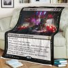 Magic The Gathering Lichs Mastery Sherpa Blanket