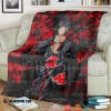 Naruto Shippuden Itachi Uchiha Red Soft Blanket