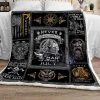 Never Underestimate A Man Who Was Born In July Viking Blanket