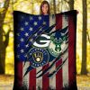 Nfl Green Bay Packers Milwaukee Brewers Milwaukee Bucks Blanket