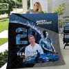Paul Walker Fast And Furious 20 Years Of 2001 2021 Quilt Blanket