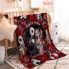 Personalized Jack Skellington And Sally You And Me We Got This Valentino Rose Blanket