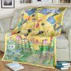Pikachu Generations Fleece Blanket