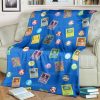 Pokemon Cards And Elements Blanket