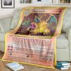 Pokemon Charizard Card Fleece Blanket