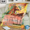 Pokemon Charizard Ex Evolutions Blanket
