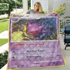 Pokemon Gengar Blanket Quilt Tumbler Rug