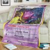Pokemon Gengar Blanket Quilt Tumbler Rug 2