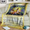 Pokemon Jolteon Holo 1St Edition Blanket 2